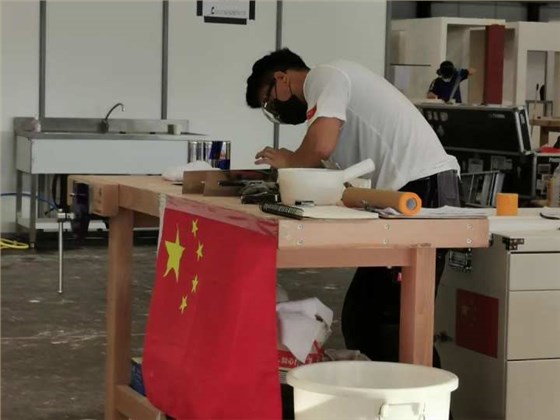 馬宏達在比賽現場(chǎng)