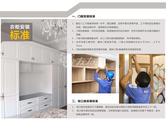 左右手門(mén)板驗收標準