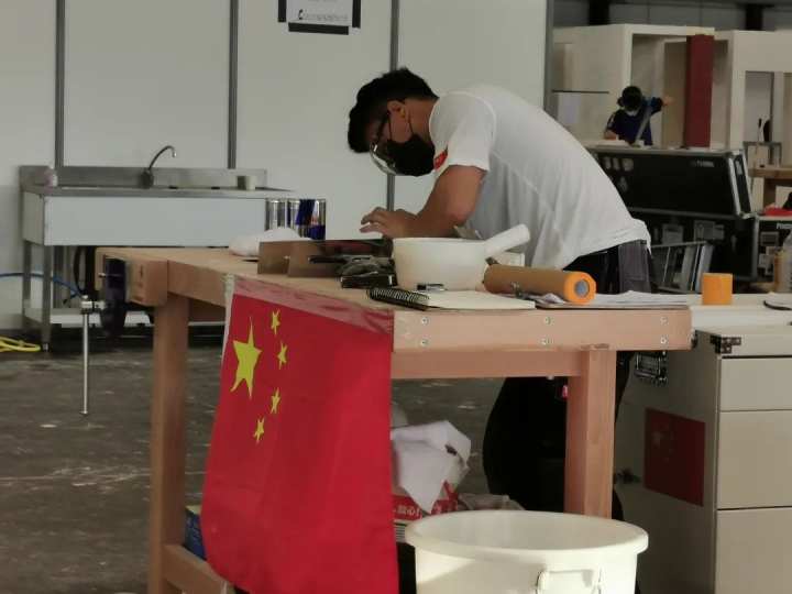 馬宏達在比賽現場(chǎng)
