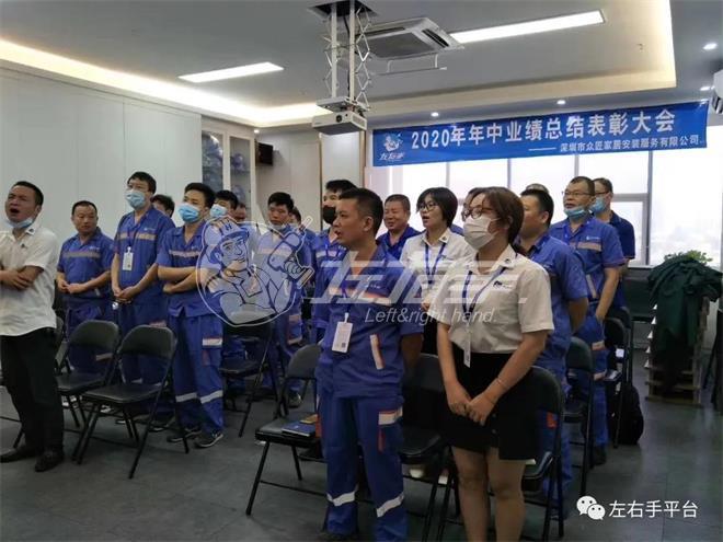 2020上半年眾匠服務(wù)公司表彰大會(huì )